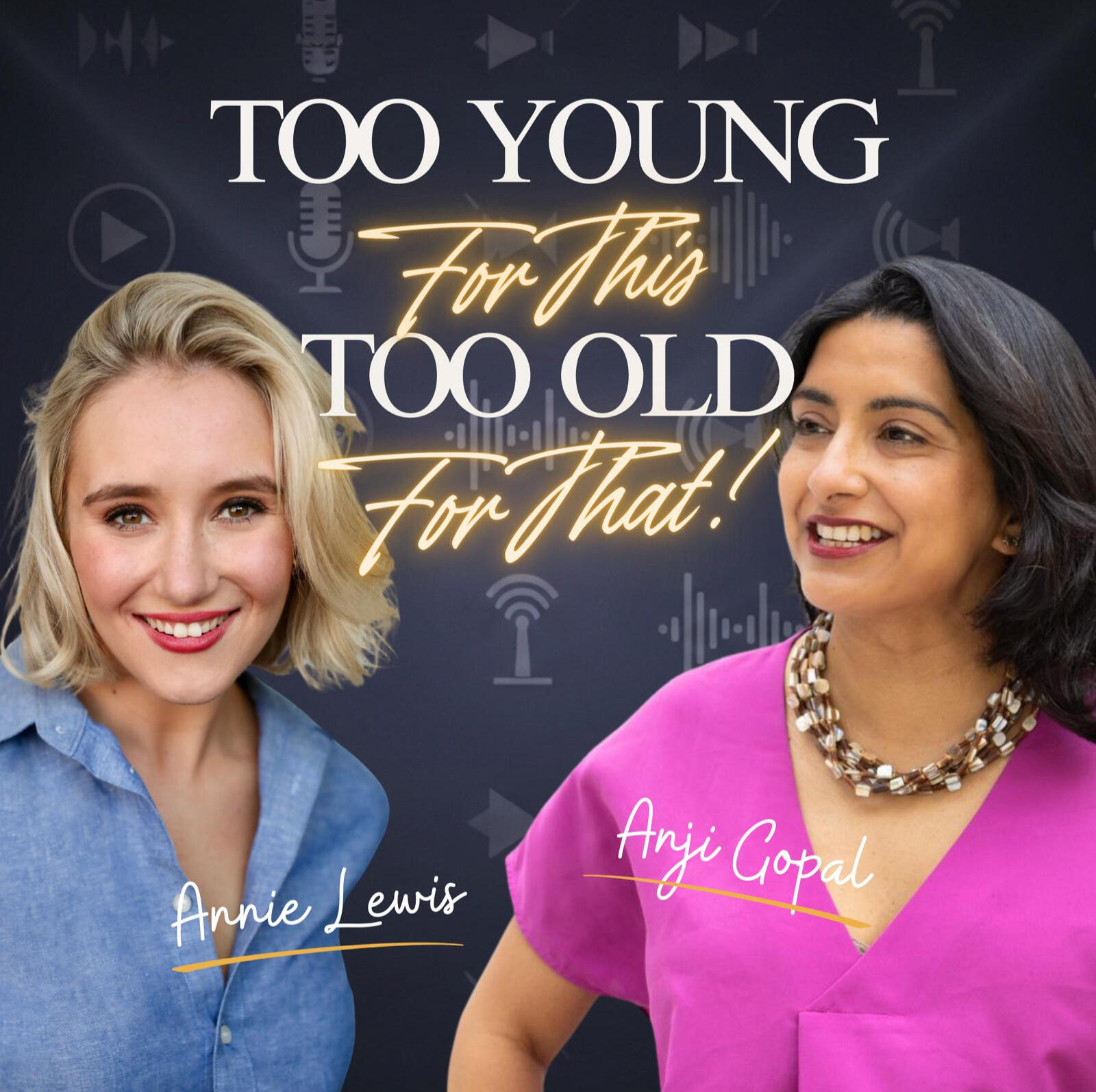 A picture of Anji Gopal and Annie Lewis